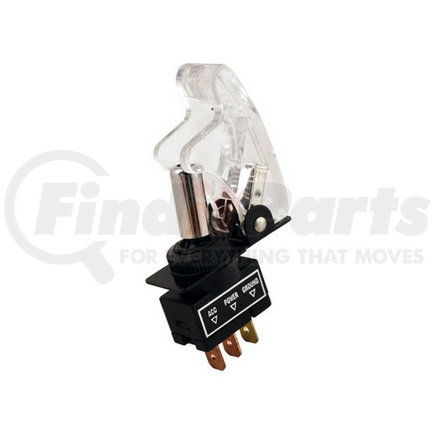 PL-SW35C by PILOT - Toggle Switch w/ Clear Safety Cover w/ Blue-Red L.E.D.