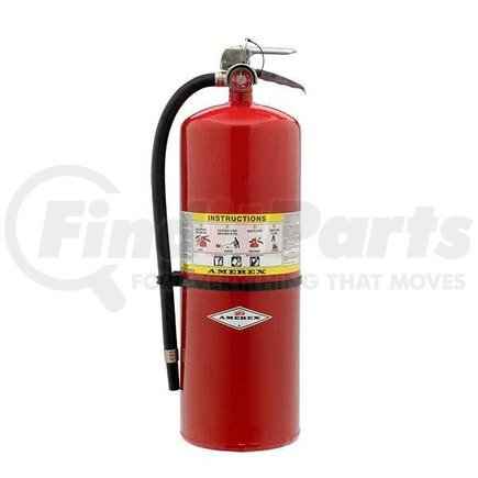 589AX by AMEREX CORP - Amerex® 30 lb ABC Compliance Flow Extinguisher w/ Brass Valve & Wall Hook