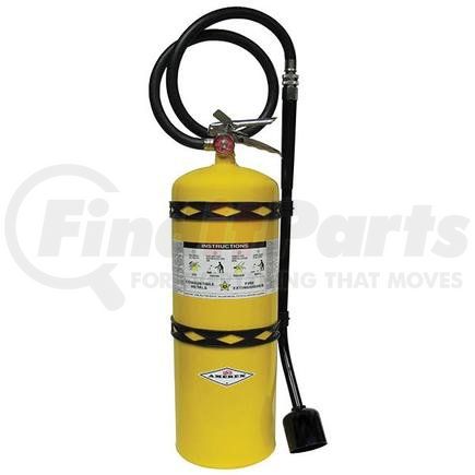 570AX by AMEREX CORP - Amerex® 30 lb Sodium Chloride Extinguisher w/ Brass Valve & Wall Hook