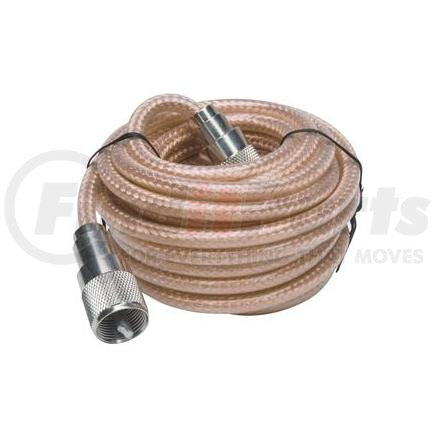 RP-8X18CL by TRUCKSPEC - RoadPro 18' CB Antenna Mini-8 Coax Cable with PL-259 Connectors, Clear