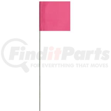 2321PGPR by PRESCO - Presco PresGlo Marking Flags, 21", Pink Glo, 1,000/Case