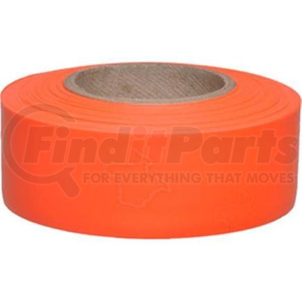 Presco TXPGPR Presco Solid-Color Roll Flagging, Texas, PresGlo, 1 3/16" x 150', Pink Glo, 12/Case