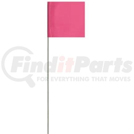 BN2321RGPR by UPONOR - Presco PresGlo Marking Flags, 21", Red Glo, 100/Case