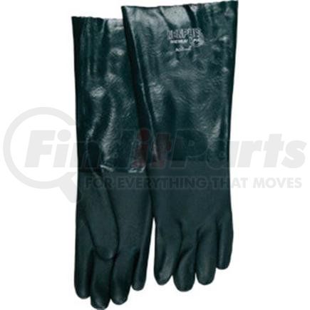 6418MG by MCR SAFETY - MCR Safety® Industrial Grade, Supported PVC Gloves, Single Dipped, Smooth Finish, 18" Gauntlets