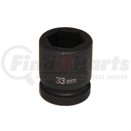 4033M by GREY PNEUMATIC - 1" Drive x 33mm Standard Impact Socket