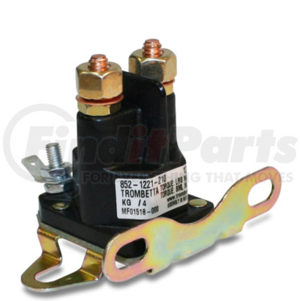 852-1251-210 by TROMBETTA - DC Contactor Solenoid, 12V 2 Terminals, Intermittent