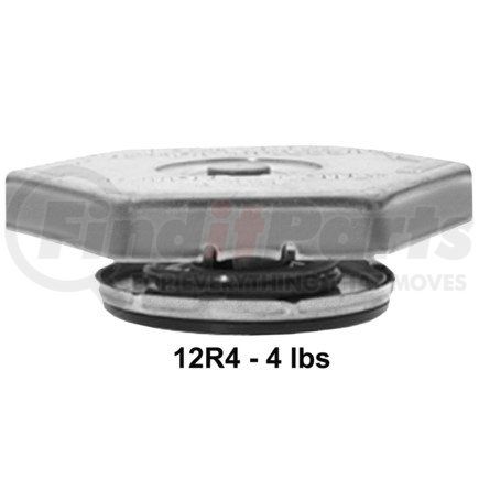 12R4 by ACDELCO - 4 P.S.I. Radiator Cap