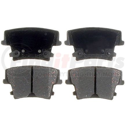 14D1057CH by ACDELCO - Ceramic Rear Disc Brake Pad Set