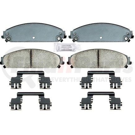 14D1058CH by ACDELCO - Ceramic Front Disc Brake Pad Set
