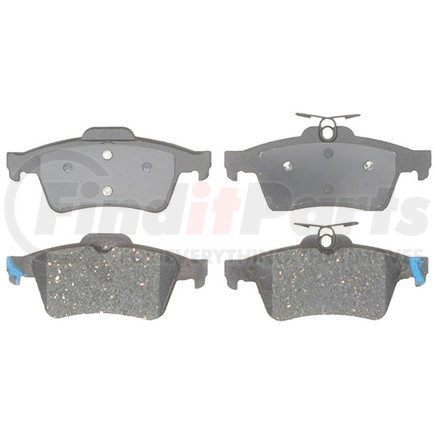 14D1095CH by ACDELCO - Ceramic Rear Disc Brake Pad Set with Hardware