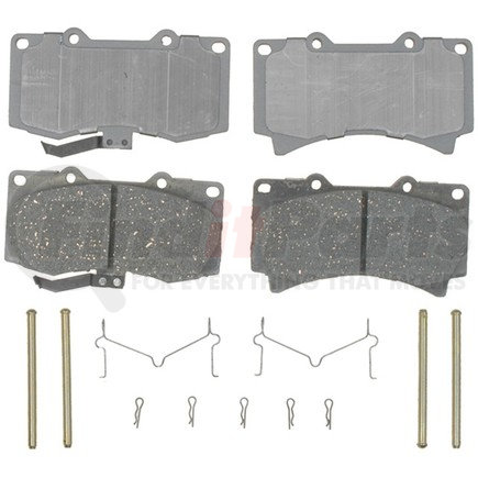 14D1119CH by ACDELCO - Ceramic Front Disc Brake Pad Set with Hardware