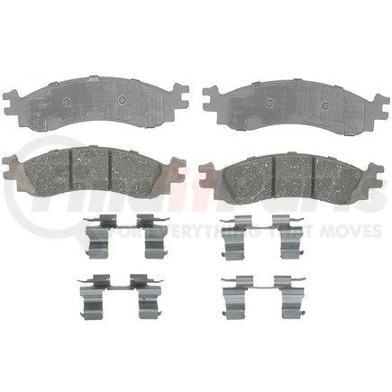 14D1158CH by ACDELCO - Ceramic Front Disc Brake Pad Set with Hardware