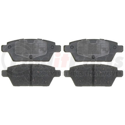 14D1161CH by ACDELCO - Ceramic Rear Disc Brake Pad Set with Hardware
