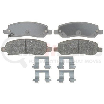 14D1172CH by ACDELCO - Ceramic Rear Disc Brake Pad Set with Hardware