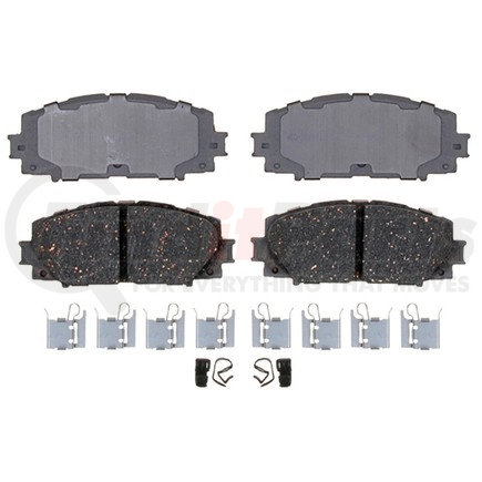 14D1184CH by ACDELCO - Ceramic Front Disc Brake Pad Set with Hardware