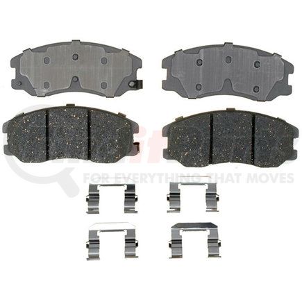 14D1264CH by ACDELCO - Ceramic Front Disc Brake Pad Set with Hardware