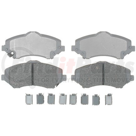 14D1273CH by ACDELCO - Ceramic Front Disc Brake Pad Set with Hardware