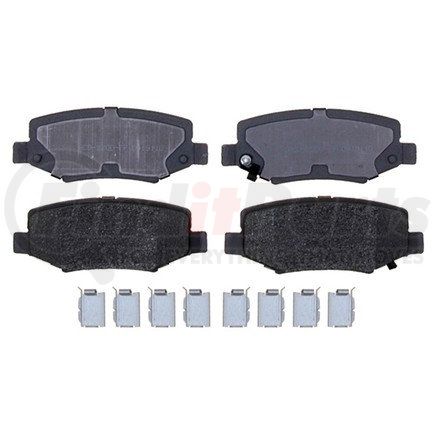14D1274MH by ACDELCO - Semi-Metallic Rear Disc Brake Pad Set with Hardware