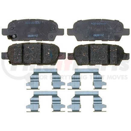 14D1288CH by ACDELCO - Ceramic Rear Disc Brake Pad Set with Hardware