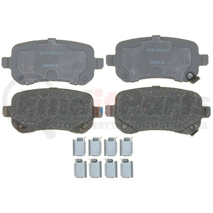 14D1326CH by ACDELCO - Ceramic Rear Disc Brake Pad Set with Hardware
