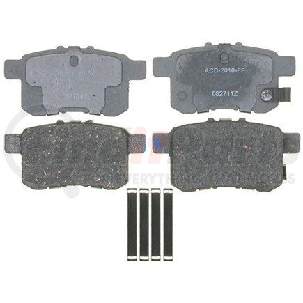 14D1336CH by ACDELCO - Ceramic Rear Disc Brake Pad Set with Hardware