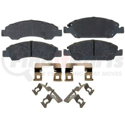 14D1363CH by ACDELCO - Ceramic Front Disc Brake Pad Set with Hardware