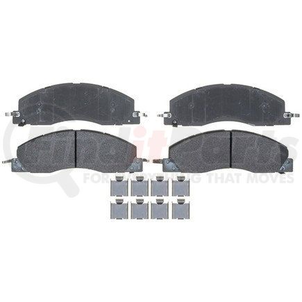 14D1399MH by ACDELCO - Semi-Metallic Front Disc Brake Pad Set with Hardware