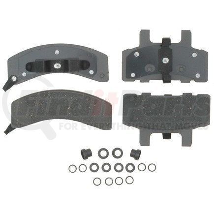 14D369CH by ACDELCO - Ceramic Front Disc Brake Pad Set with Hardware