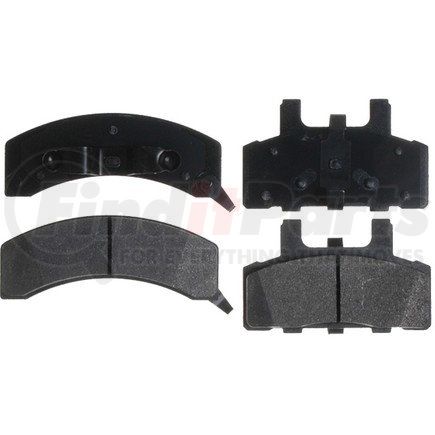 14D369MX by ACDELCO - Severe Duty Organic Front Disc Brake Pad Set