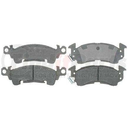 14D52M by ACDELCO - Semi-Metallic Front Disc Brake Pad Set with Wear Sensor