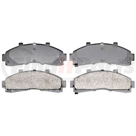 14D652M by ACDELCO - Semi-Metallic Front Disc Brake Pad Set with Wear Sensor