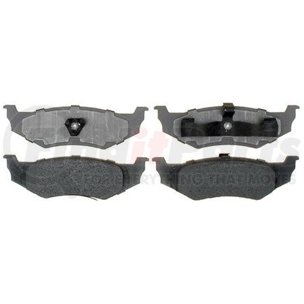 14D658 by ACDELCO - Organic Rear Disc Brake Pad Set