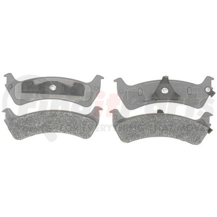 14D667M by ACDELCO - Semi-Metallic Rear Disc Brake Pad Set with Wear Sensor