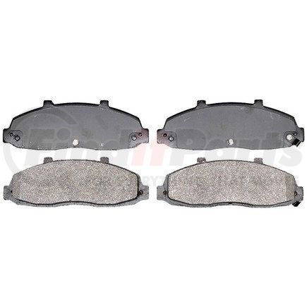 14D679M by ACDELCO - Semi-Metallic Front Disc Brake Pad Set with Wear Sensor