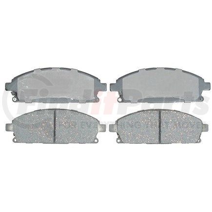 14D691CH by ACDELCO - Ceramic Front Disc Brake Pad Set