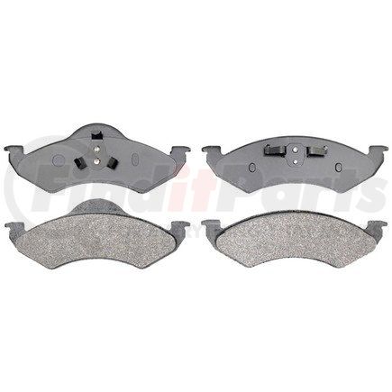 14D820M by ACDELCO - Semi-Metallic Front Disc Brake Pad Set