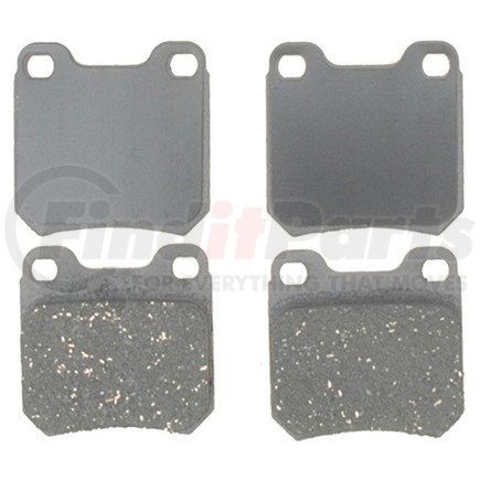 14D709AC by ACDELCO - Ceramic Rear Disc Brake Pad Set