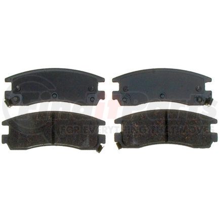 14D714CH by ACDELCO - Ceramic Rear Disc Brake Pad Set with Wear Sensor