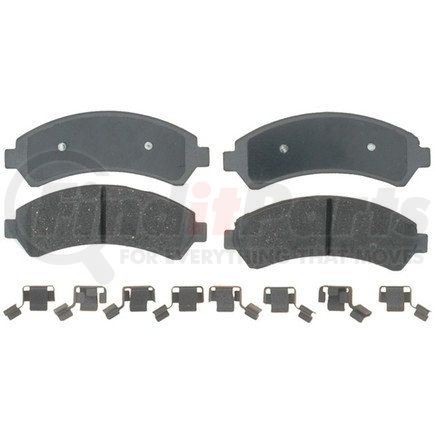 14D726CH by ACDELCO - Ceramic Front Disc Brake Pad Set with Hardware