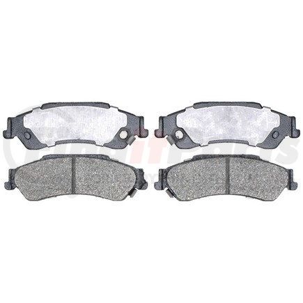 14D729CH by ACDELCO - Ceramic Rear Disc Brake Pad Set with Hardware