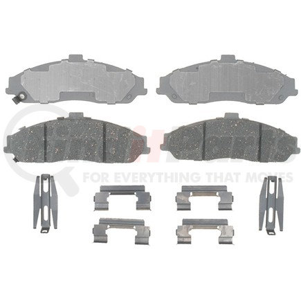 14D731CH by ACDELCO - Ceramic Front Disc Brake Pad Set with Hardware