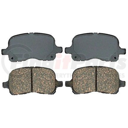14D741CH by ACDELCO - Ceramic Front Disc Brake Pad Set