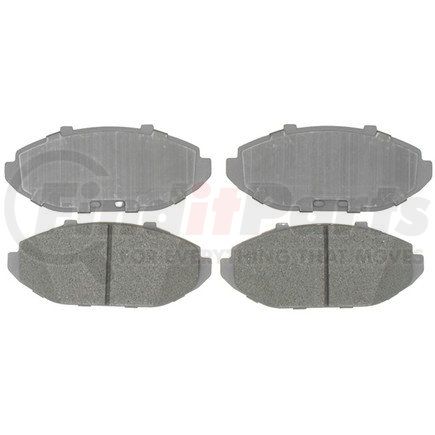 14D748MX by ACDELCO - Severe Duty Organic Front Disc Brake Pad Set