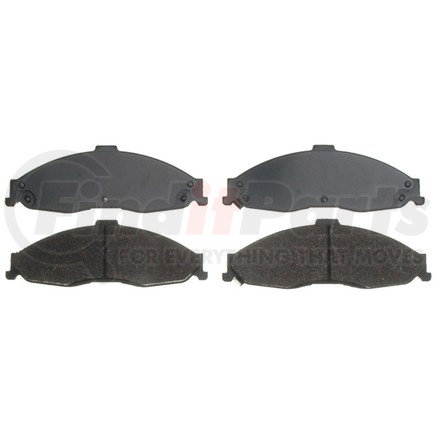 14D749CH by ACDELCO - Ceramic Front Disc Brake Pad Set with Hardware
