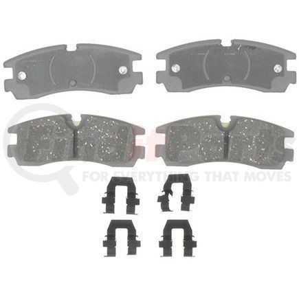14D754CH by ACDELCO - Ceramic Rear Disc Brake Pad Set