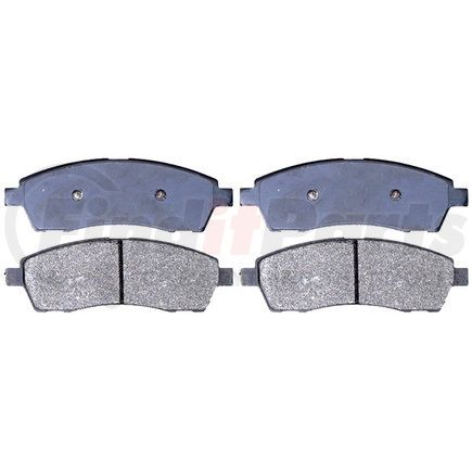 14D757M by ACDELCO - Semi-Metallic Rear Disc Brake Pad Set