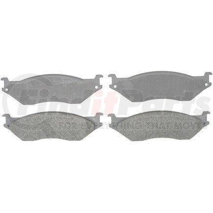 14D777M by ACDELCO - Semi-Metallic Front Disc Brake Pad Set