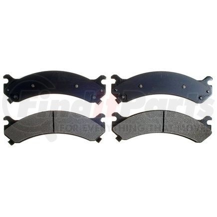 14D784CH by ACDELCO - Ceramic Front Disc Brake Pad Set with Hardware