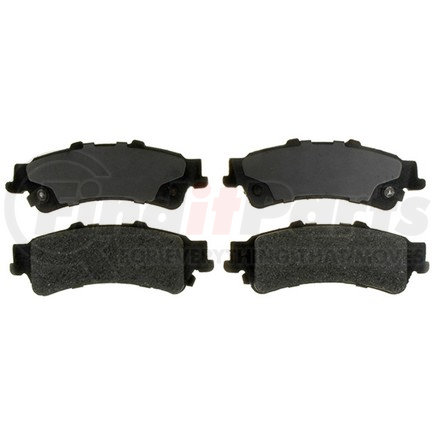 ACDelco 14D792M Semi-Metallic Rear Disc Brake Pad Set with Wear Sensor