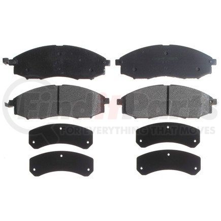 14D830M by ACDELCO - Semi-Metallic Front Disc Brake Pad Set with Wear Sensor